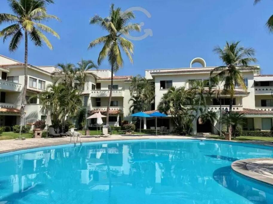 Hermoso Apartamento En Manzanillo Con Alberca Y Cancha De Tenis, Ideal Para Relajarse Y Disfrutar De Una Escapada Tranquila En El Paraiso Tropical Extérieur photo