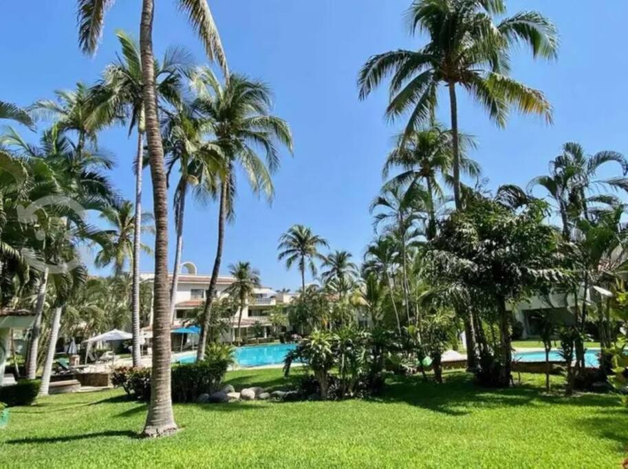 Hermoso Apartamento En Manzanillo Con Alberca Y Cancha De Tenis, Ideal Para Relajarse Y Disfrutar De Una Escapada Tranquila En El Paraiso Tropical Extérieur photo